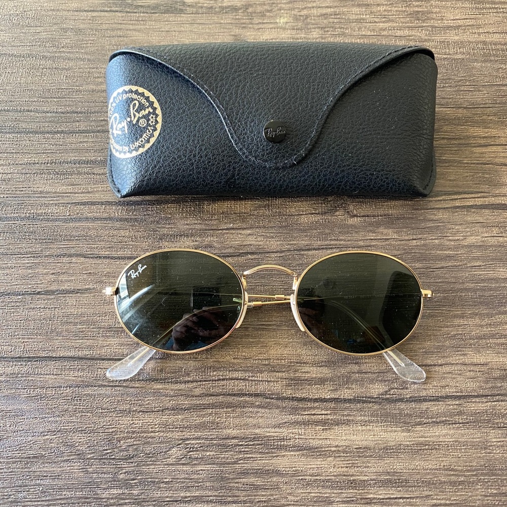Ray ban oval glasses. Price is firm.